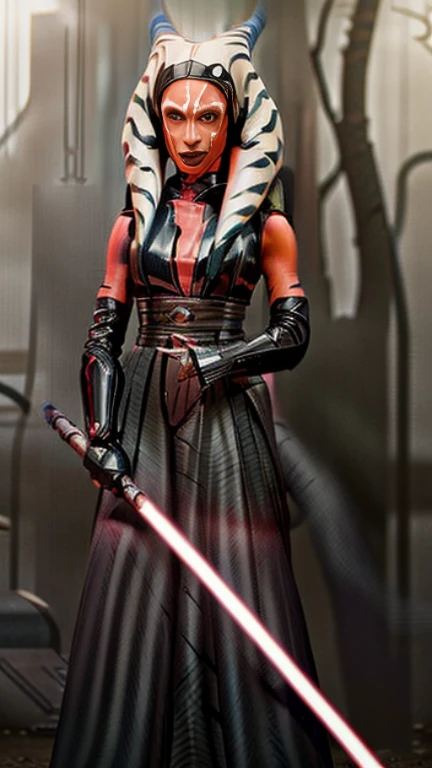 AHSOKA Brainwashed by the GALACTIC EMPIRE. (((WEARING SEDUCTIVE LATEX))) 
