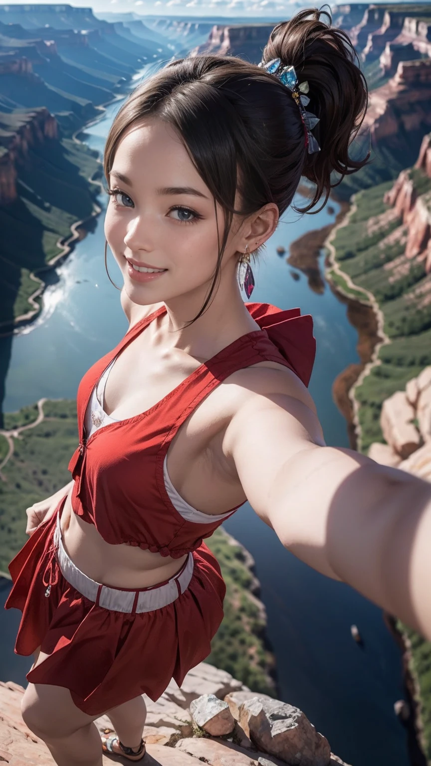 8K full body portrait of young girl、ultra wide lens、skydiving、Falling、Flying、floated hair、Strong wind is blowing、Strangeware、Translucent jacket、There is a red heart-shaped body paint、G-String Panties、Thin cloth、Nipple Top、Camel toe、Photorealsitic:1.37