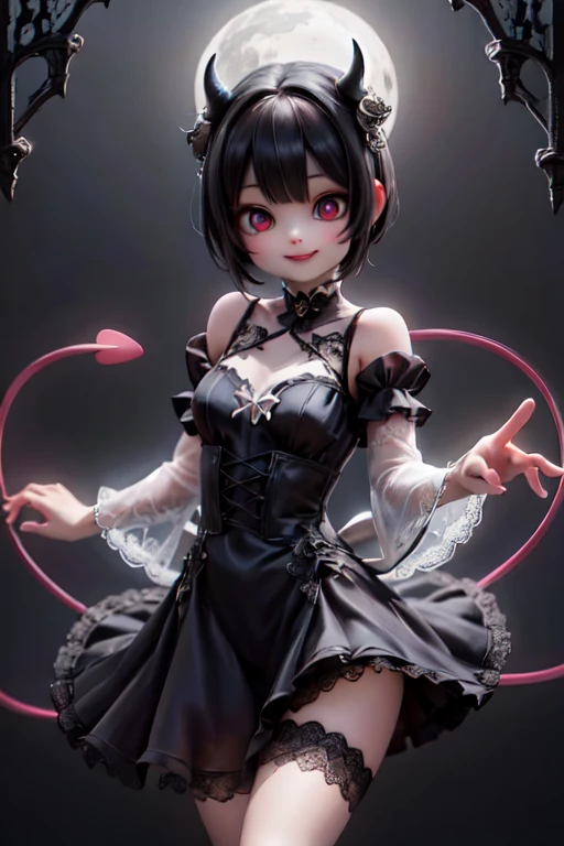 Cute small little teen, very little gothic, showing your charm, showing your body, showing tongue, large tongue, ahegao face, pleasure face, perfect body, skinny, small, dynamic pose, skinny, short clothes. very small, cute face. Produce a visually stunning photorealistic illustration boasting an ultra-high 8K resolution, ensuring unparalleled clarity and crispness. high quality illumination, high resolution textures