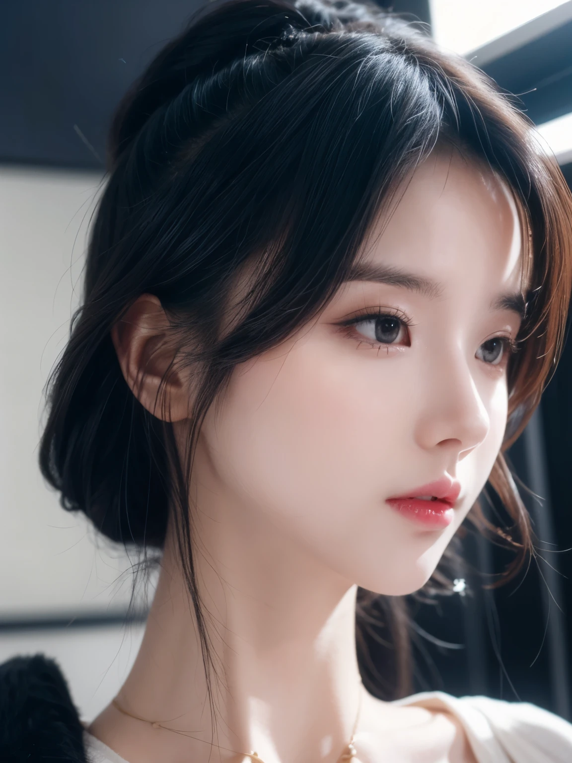 (8k, Highest quality, masterpiece:1.2),(Intricate details:1.4),(Realistic:1.4), Cinematic, ,Octane Rendering, complex 3d render Super detailed, Studio Soft Light, Rim Light, Vivid details, Super detailed, Realistic skin texture, Detailed face, Beautiful attention to detail, extremely detailed CG unity 8k wallpaper, compensate, (whole body),(Perfect Anatomy),Classic Hollywood charm, Dazzling accessories, (Captivating eyes, Red lips, Perfect Skin), Luxury Background, Velvet Curtains, Dramatic Pose, An interesting configuration, Spotlight lighting, Rich Shadows, Shallow depth of field, Sparkling Bokeh, Exquisite detail, High resolution, 35mm Film, Timeless elegance. Portrait Photography, 35mm Film, Natural blurred,(((Completely naked))),(((nsfw)))