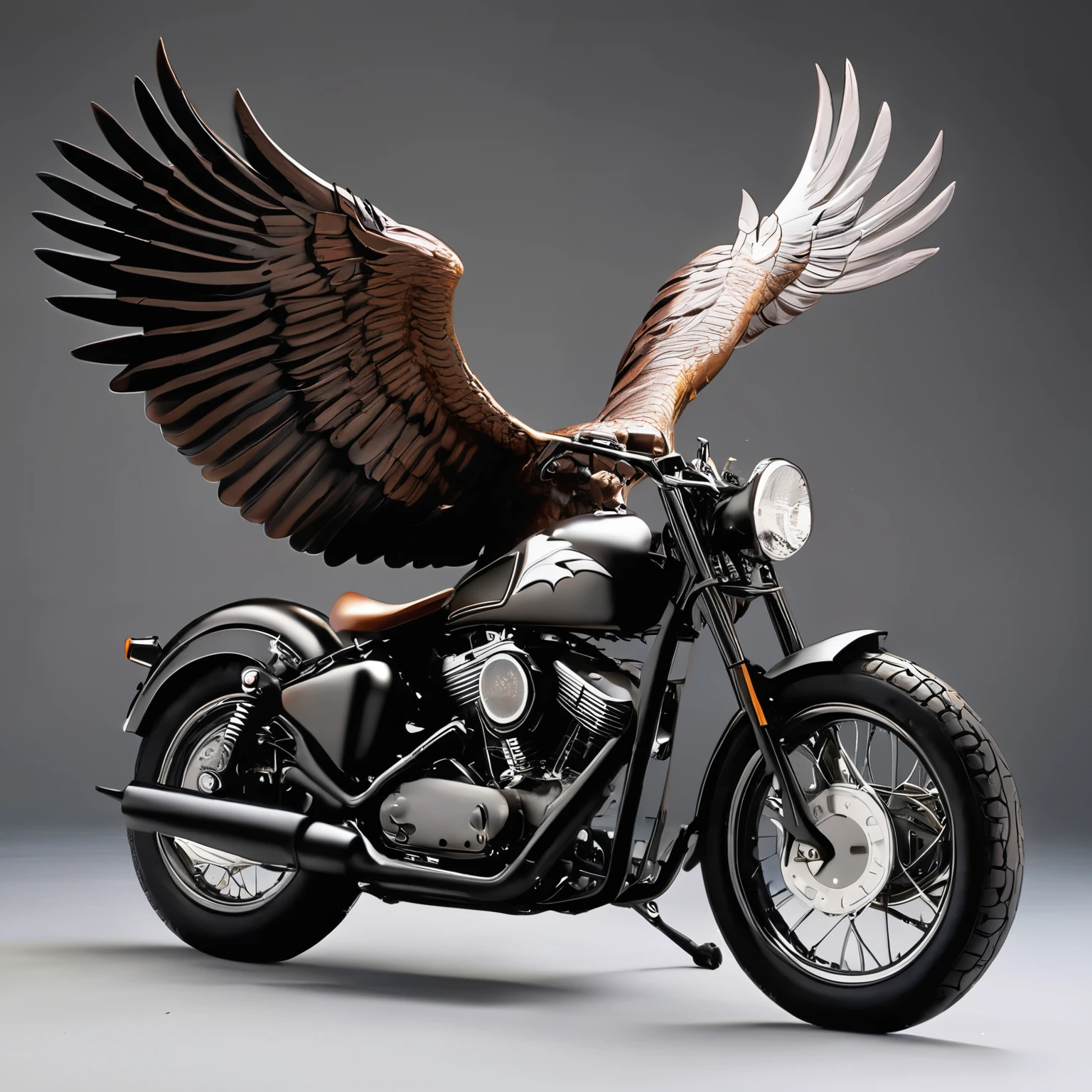Motorcycle Design、Tough as a horse、Flying majestically like an eagle、iron