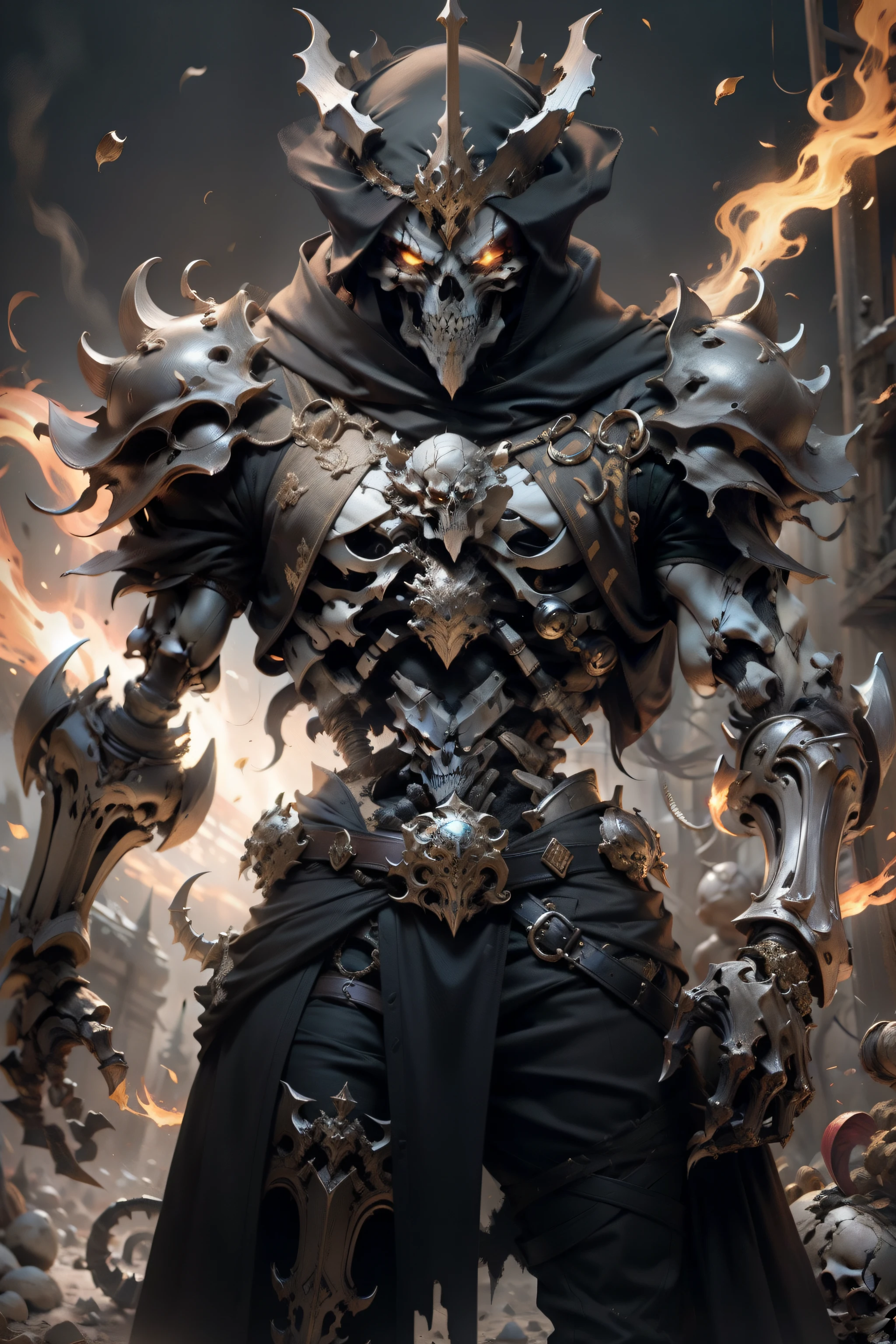 Rei esqueleto, Item de detalhes, A skill image that demonstrates dynamic effects.