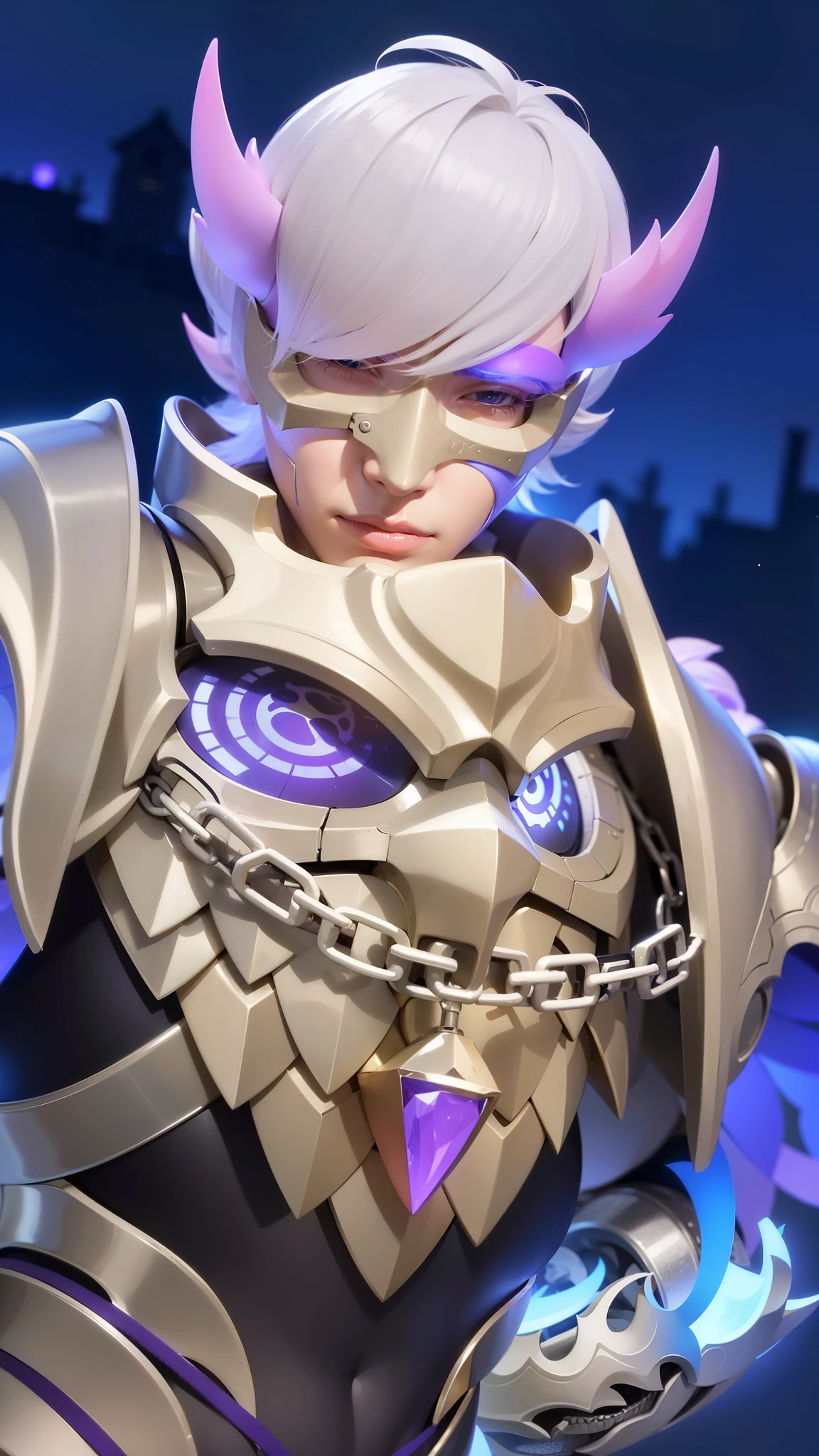 a close up of a boy in a costume with and mask, king of time reaper, mobile wallpaper, 8 k hd wallpaperjpeg artifact, 8k hd wallpaperjpeg artifact, mobile legends, official splash art, 8k, ultra hd, ultra detailed texture, hyper realistic, masterpiece, detailed texture, detailed face, detailed skin, detailed lighting, (photorealistic:1.5), best quality, beautiful lighting, cinematic lighting, professional lighting, ultra highres, realistic, detailed hair, real hair, high quality, (realskin:1.5), extremely detailed, finely detail, ultra-detailed