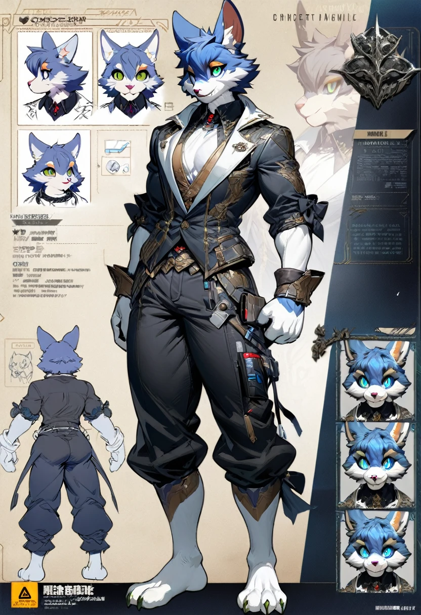 ((masterpiece)), (ultra detailed), (best quality), detailed background, (style of Science Fiction), (concept art, character sheet), game package, absurdres(highly detailed beautiful face and eyes)perfect anatomy(angelic handsome boy, kemono, child)(furry anthro),