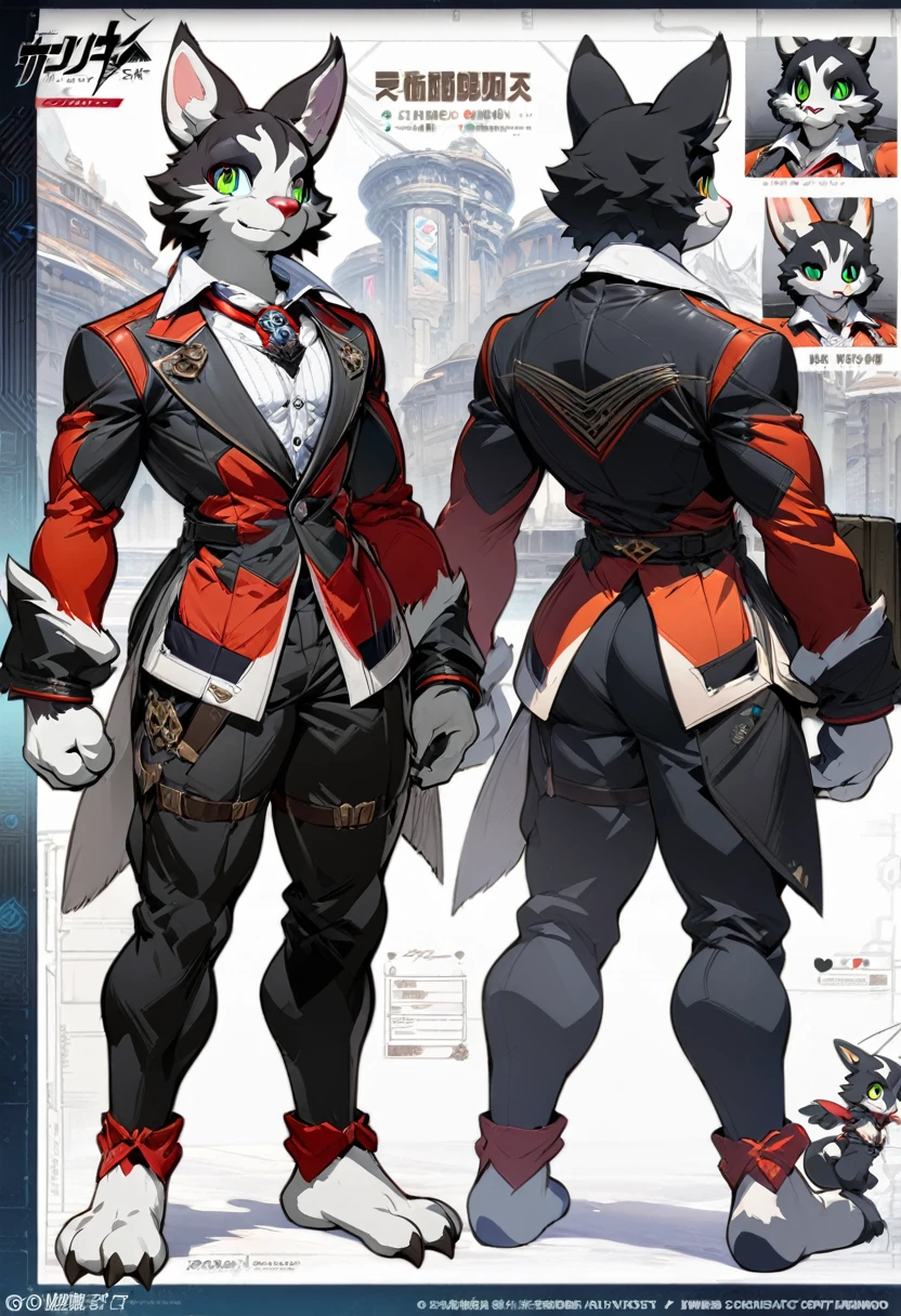 ((masterpiece)), (ultra detailed), (best quality), detailed background, (style of Science Fiction), (concept art, character sheet), game package, absurdres(highly detailed beautiful face and eyes)perfect anatomy(angelic handsome boy, kemono, child)(furry anthro),