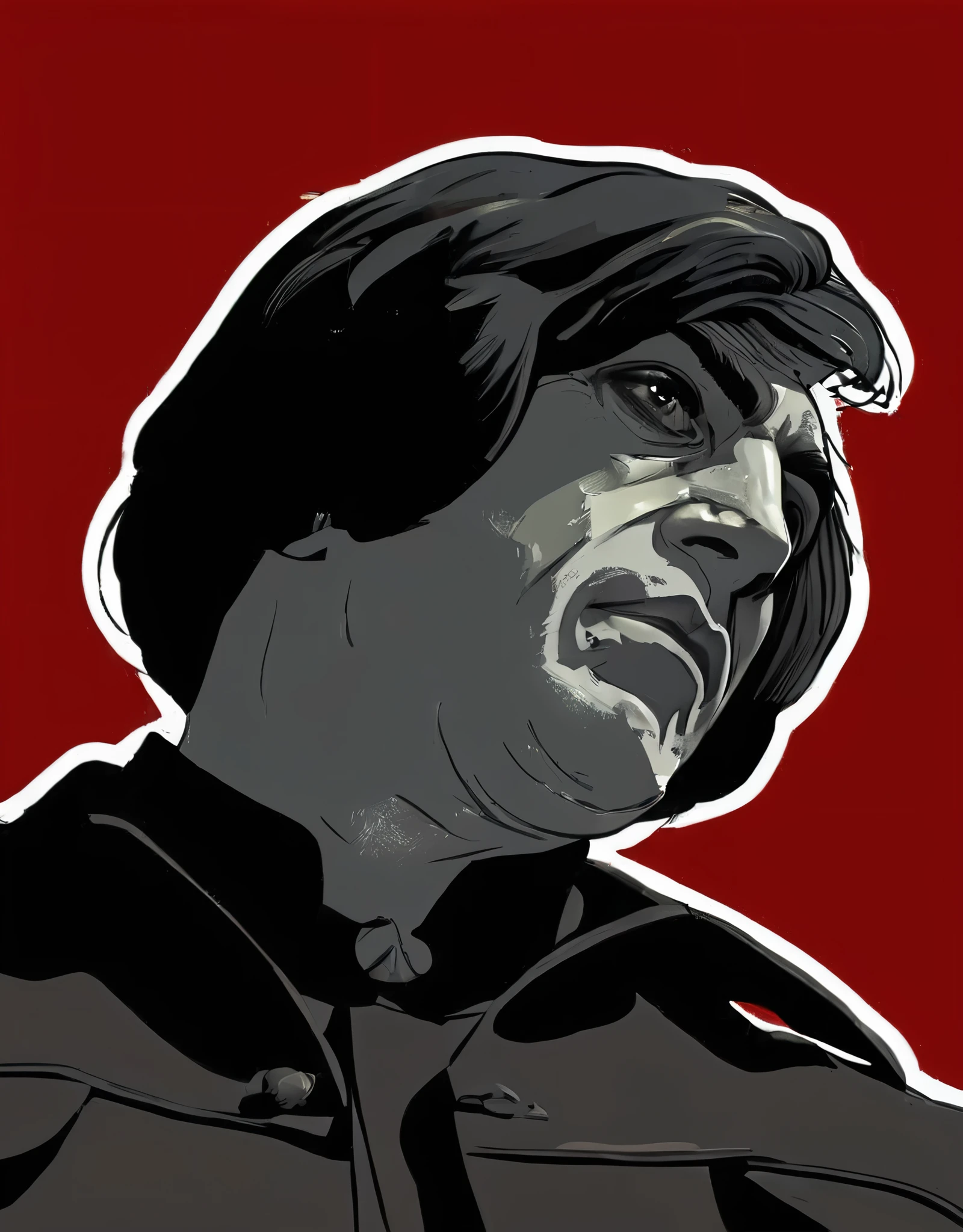 Anton Chigurh , obra de arte, Melhor qualidade, (papel de parede extremamente detalhado da unidade CG 8k), (Melhor qualidade), (best illustration), (melhor sombra), absurdos, realistic lighting, (Abismo), lindo brilho detalhado, arte de PeterMohrBacher,