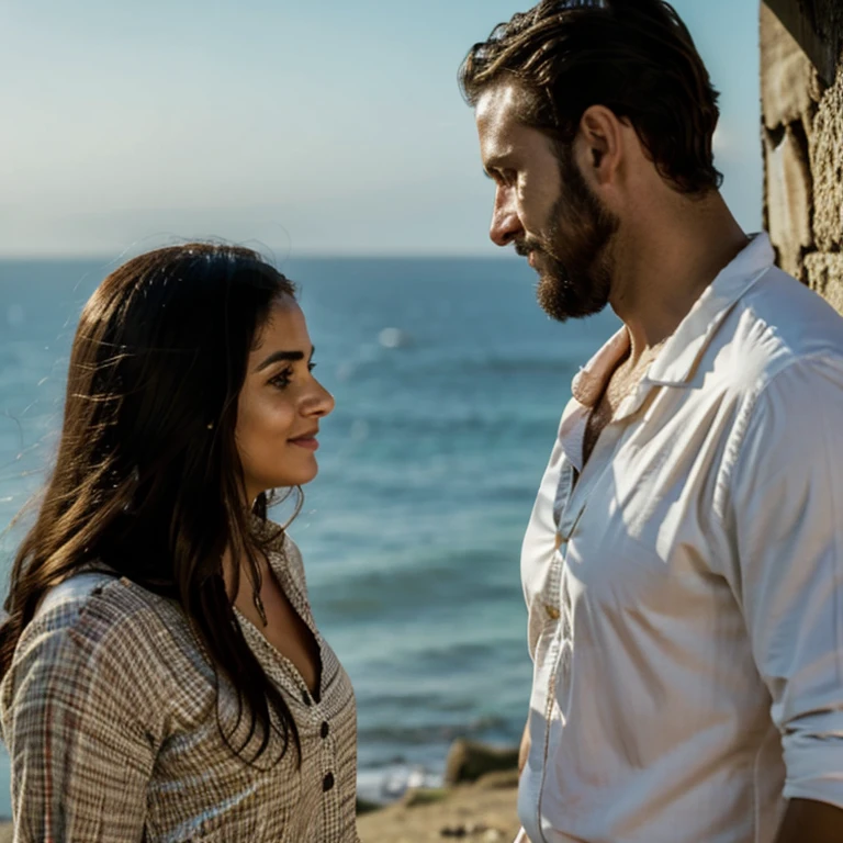 Duas pessoas uma mulher e um homem