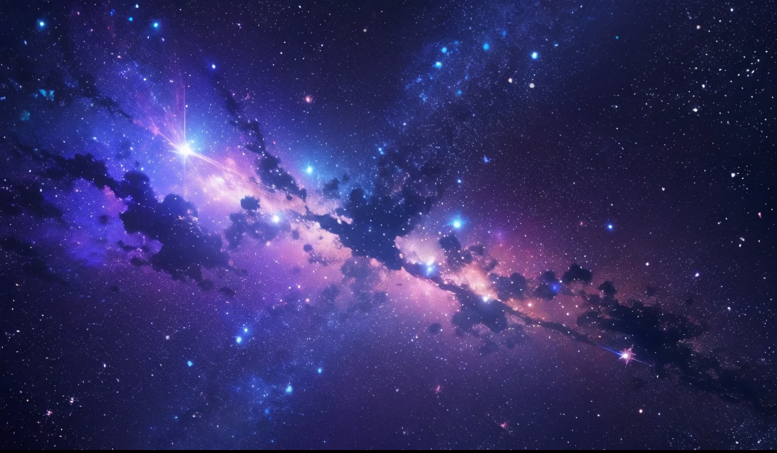 stars, space, background, anime
