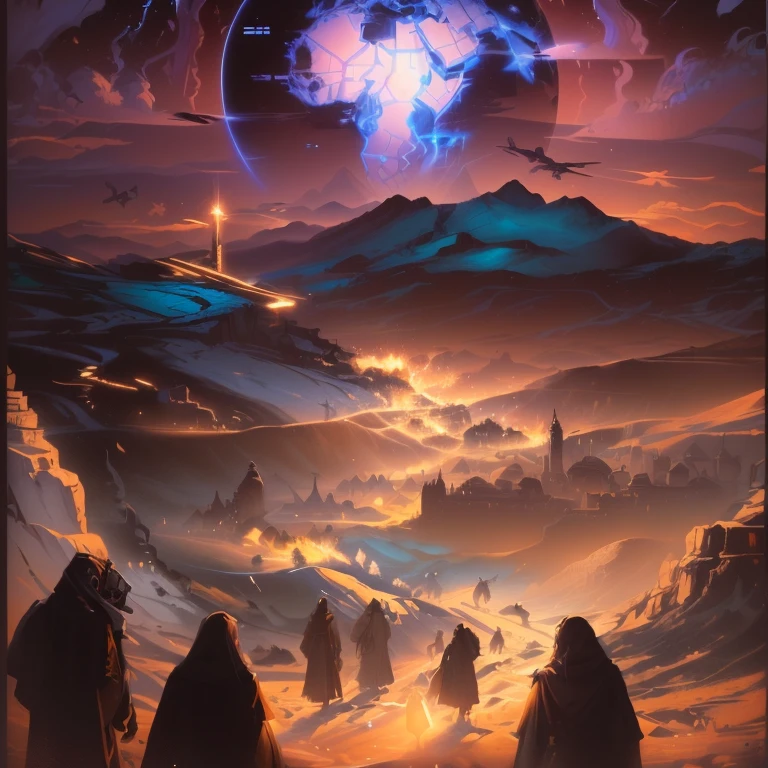 obra de arte, Melhor qualidade, (papel de parede extremamente detalhado da unidade CG 8k), (Melhor qualidade), (best illustration), (melhor sombra), absurdos, realistic lighting, (Abismo), lindo brilho detalhado, arte de PeterMohrBacher,
