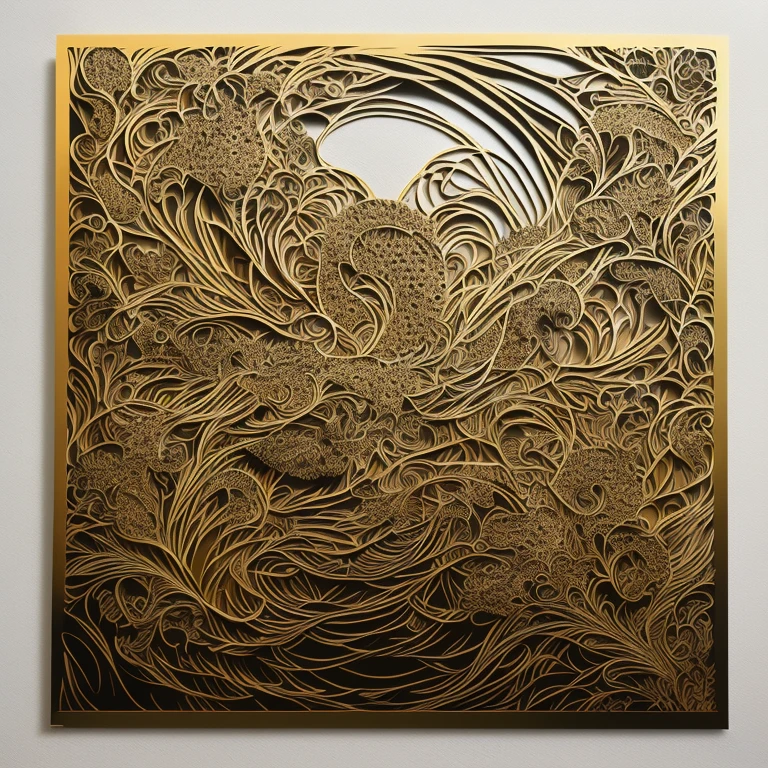 Gold Foil Art, (masterpiece, best quality, Professional, perfect composition, very aesthetic, absurdres, ultra-detailed, intricate details:1.3)