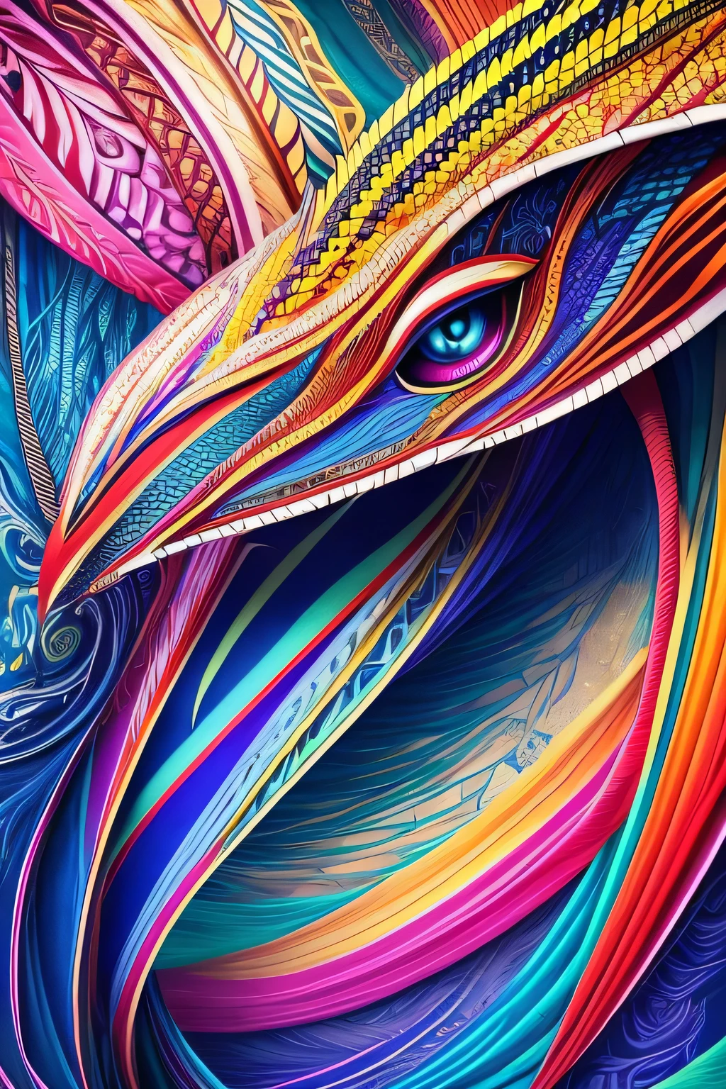 (best quality,4k,8k,highres,masterpiece:1.2),ultra-detailed,(realistic,photorealistic,photo-realistic:1.37),colorful vibrant cobra,illustration style,rich and vibrant colors,beautifully detailed scales,sharp focus,fine linework,exquisite shading,dynamic composition,striking contrast,ethereal lighting,magical atmosphere,eye-catching subject,artistic interpretation,lively and energetic,impressive depth,mood-enhancing tones,expressive brushstrokes,immersive texture,attention to detail,exotic wildlife,nature-inspired,unforgettable artwork,eye-catching centerpiece,expertly crafted,imaginative vision,impressive use of color,deep shadows,artistic flair,creative storytelling,captivating illustration,awe-inspiring beauty,mesmerizing art,illustrative mastery,visual feast,surreal elements,fascinating design,artful mix of patterns and shapes