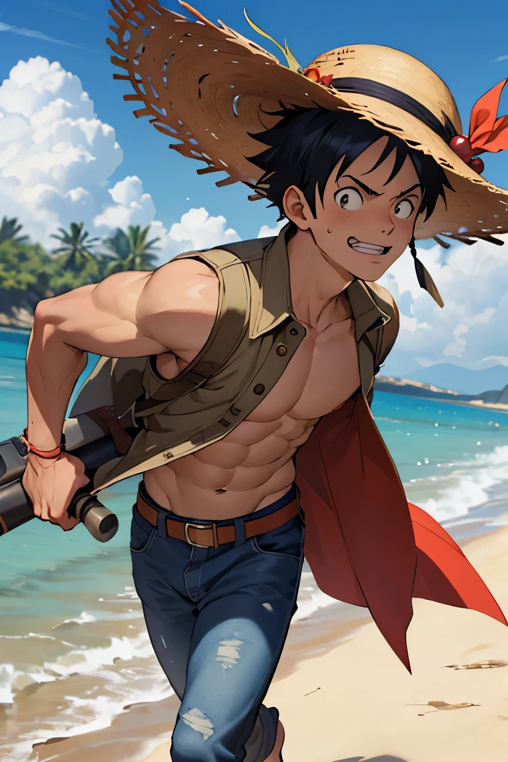 
**Monkey D. Luffy**

**Perfil:**

* **Nome:** Monkey D. Luffy
* **Idade:** 19 (pre-time skip); 22 (post time skip)
* **birthday:** 5 de maio
* **Recompensa:** **3.000.000.000 berries**
* **Fruta do Diabo:** Gomu Gomu no Mi (Fruta da Borracha)
* **crew:** Straw Hat Pirates
* **position:** captain
* **Sonho:** Tornar-se o Rei dos Piratas

**Appearance:**

* Cabelo preto espetado
* Olhos castanhos
* Iconic straw hat
* Camiseta vermelha
* blue jeans
* sandals

**Personalidade:**

* Alegre e otimista
* Destemido e aventureiro
* Leal e protetor com seus amigos
* Determinado e persistente
* Comedor voraz

**Habilidades:**

* **Fruta da Borracha:** Permite que Luffy estique e deforme seu corpo como borracha
* **Observation Haki:** Allows Luffy to sense the presence and intentions of others
* **Haki do Armamento:** Coats your body with spiritual energy to increase your strength and defense
* **Haki do Conquistador:** Uma habilidade rara que permite que Luffy subjugue a vontade dos outros
* **Fighting techniques:** Gomu Gomu no Pistol, Gomu Gomu no Bazooka, Gear Second, Gear Third, Gear Fourth