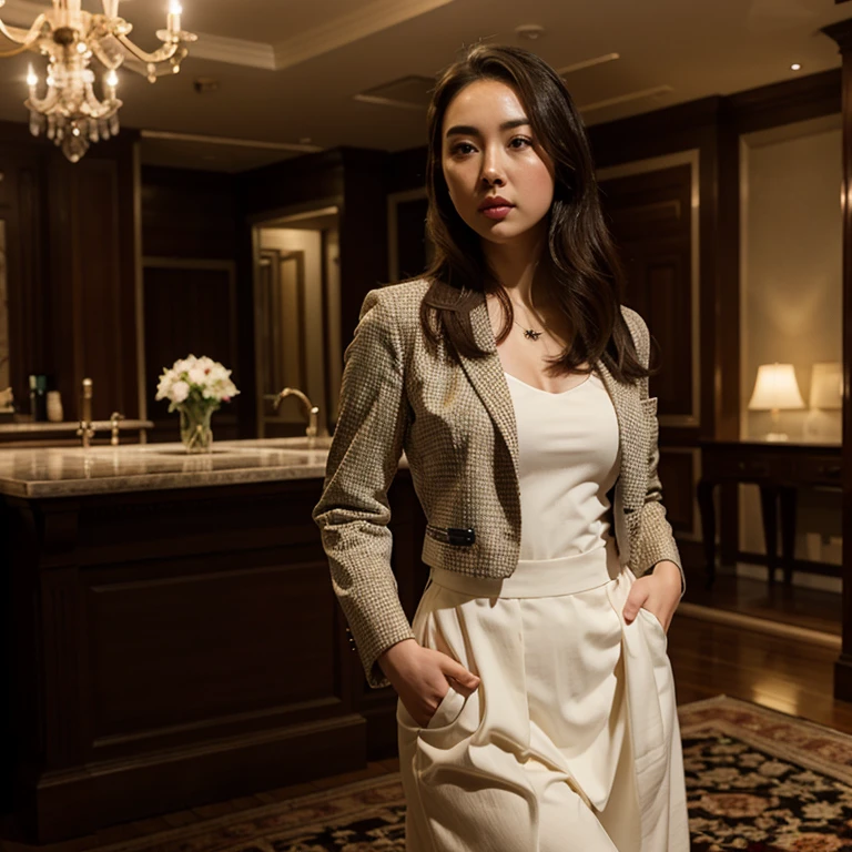 Jessica Henwick dressed in elegant clothes