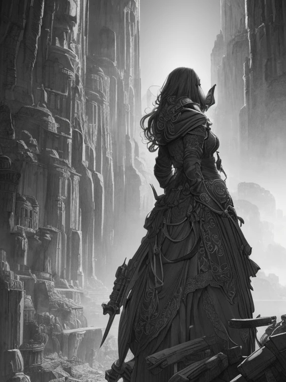 12 B pencil drawing, Realistic Drawing, 4k, Professional sketch, artwork, Best quality, (extremely detailed 8k CG unit wallpaper), (Best quality), (best illustration), (best shadow), absurdities, realistic lighting, (Abyss), beautiful detailed glow, art by PeterMohrBacher,