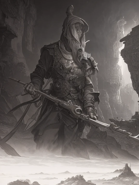 12 B pencil drawing, Realistic Drawing, 4k, Professional sketch, artwork, Best quality, (extremely detailed 8k CG unit wallpaper), (Best quality), (best illustration), (best shadow), absurdities, realistic lighting, (Abyss), beautiful detailed glow, art by PeterMohrBacher,