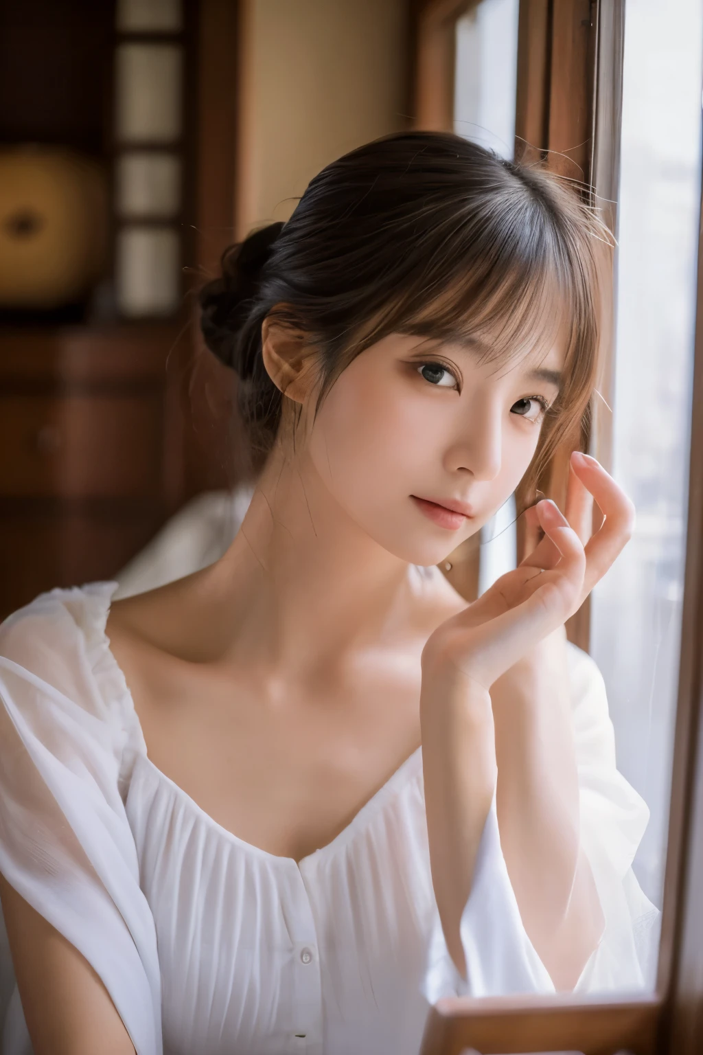 (highest quality, 8K, 32k, masterpiece, UHD:1.2) , Beautiful Japanese woman photo