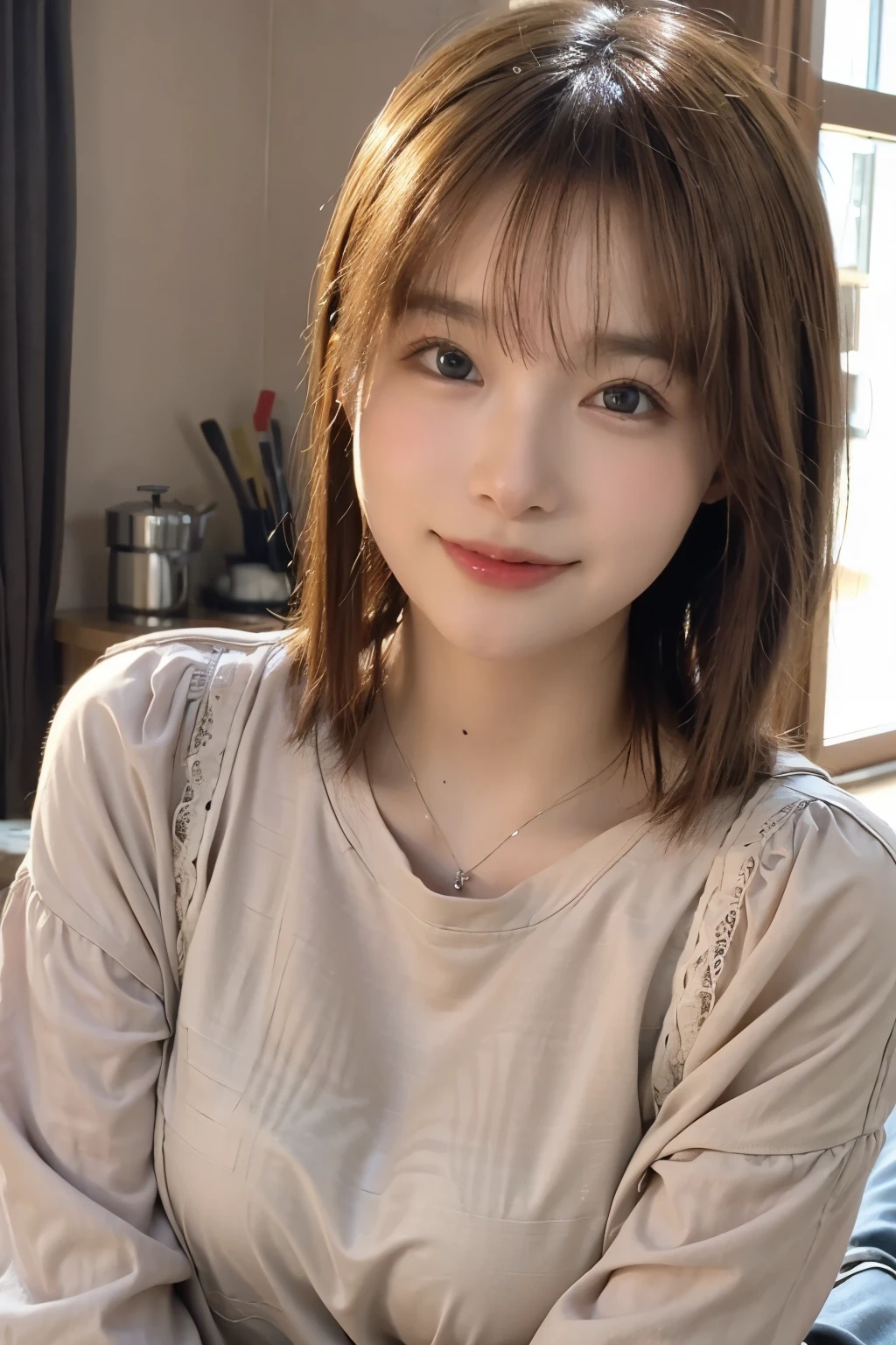 (8K、RAW Photos、Highest quality、Masterpiece:1.2)、Super detailed、Super Resolution、(Real、Real写真:1.37)、Portrait、High-definition RAW color photos、Professional Photography、Very detailedで美Shii、Very detailed、8Kの壁紙、Amazing details、Huge file sizes、Official Art、Very detailedなCG Unity 8K壁紙、Very detailedな美少女、Very detailedな顔、Very detailedな目、Very detailedな肌、Very detailedな指、Very detailedな鼻、Very detailedな詳細な口、Perfect Anatomy、Very detailedな背景、Very detailedな衣服、1 girl、(18:1.2)、Ten generations、cute女の子、Famous Japanese Idols、cute、Realなボデtite、White skin、Glowing Skin、Slim body、Handsome body、Brown Hair、Short curly hair、(Blunt Bangs:1)、smile、cute、like々Shii、cute顔、Realな顔、Delicate eyes、Drooping eyes、White T-shirt、skirt、Earrings、looking at the camera、Cowboy Shot、Front facing、Standing posture、Contrapposto, High Street, public, Dynamic Lighting,