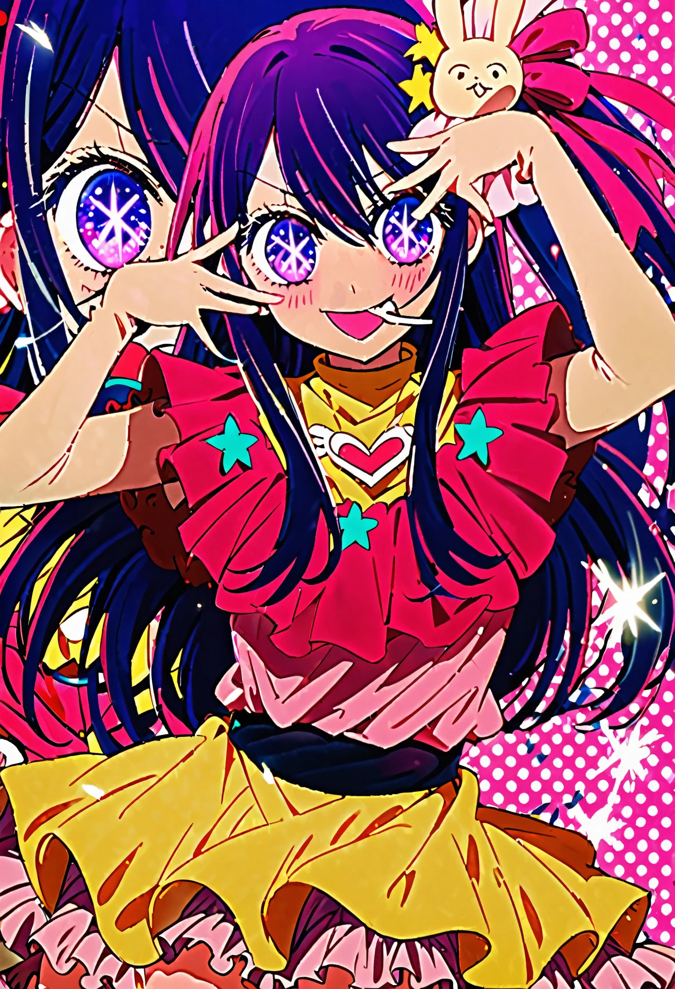 Ai hoshino del anime Oshi no Ko