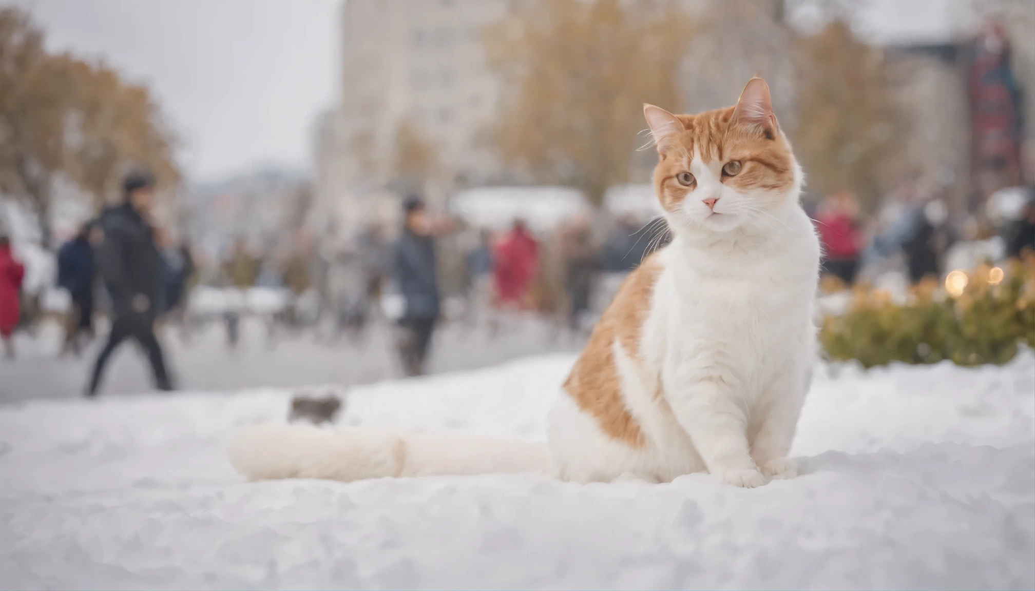 Odori Park, Sapporo, Hokkaido、Cat