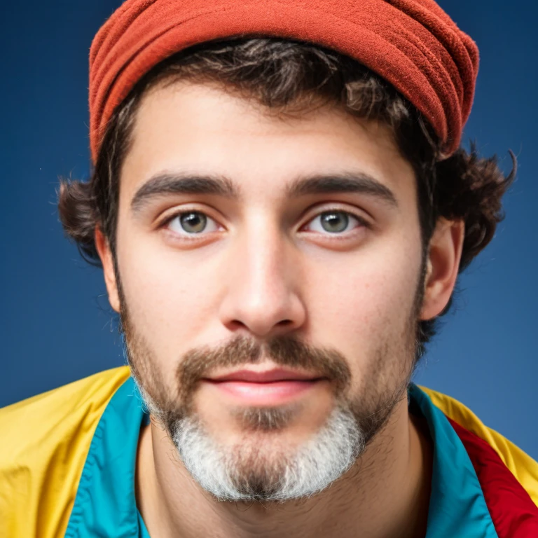 4k color photo of 20 year old Jewish man