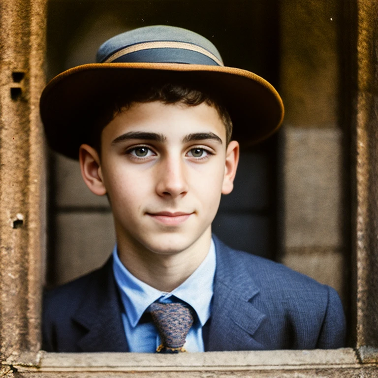 4k color photo of a young Jewish man