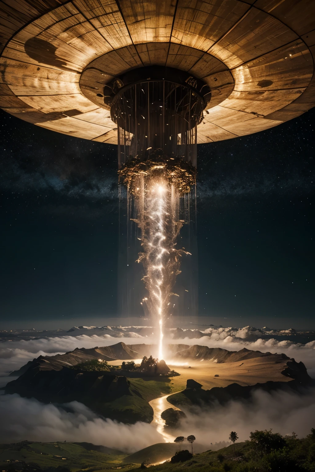 planeta terra natureza tecnologia brilhante fascinante magico
