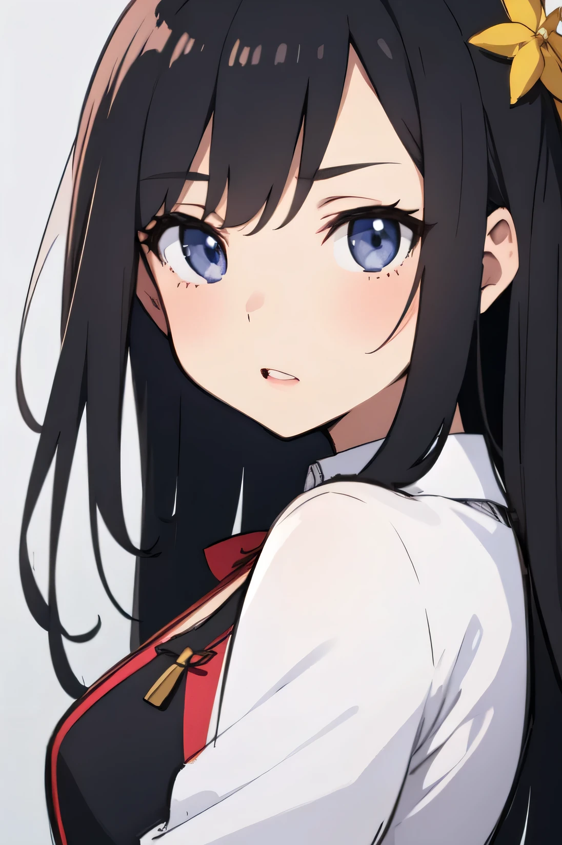 sketch of a anime girl