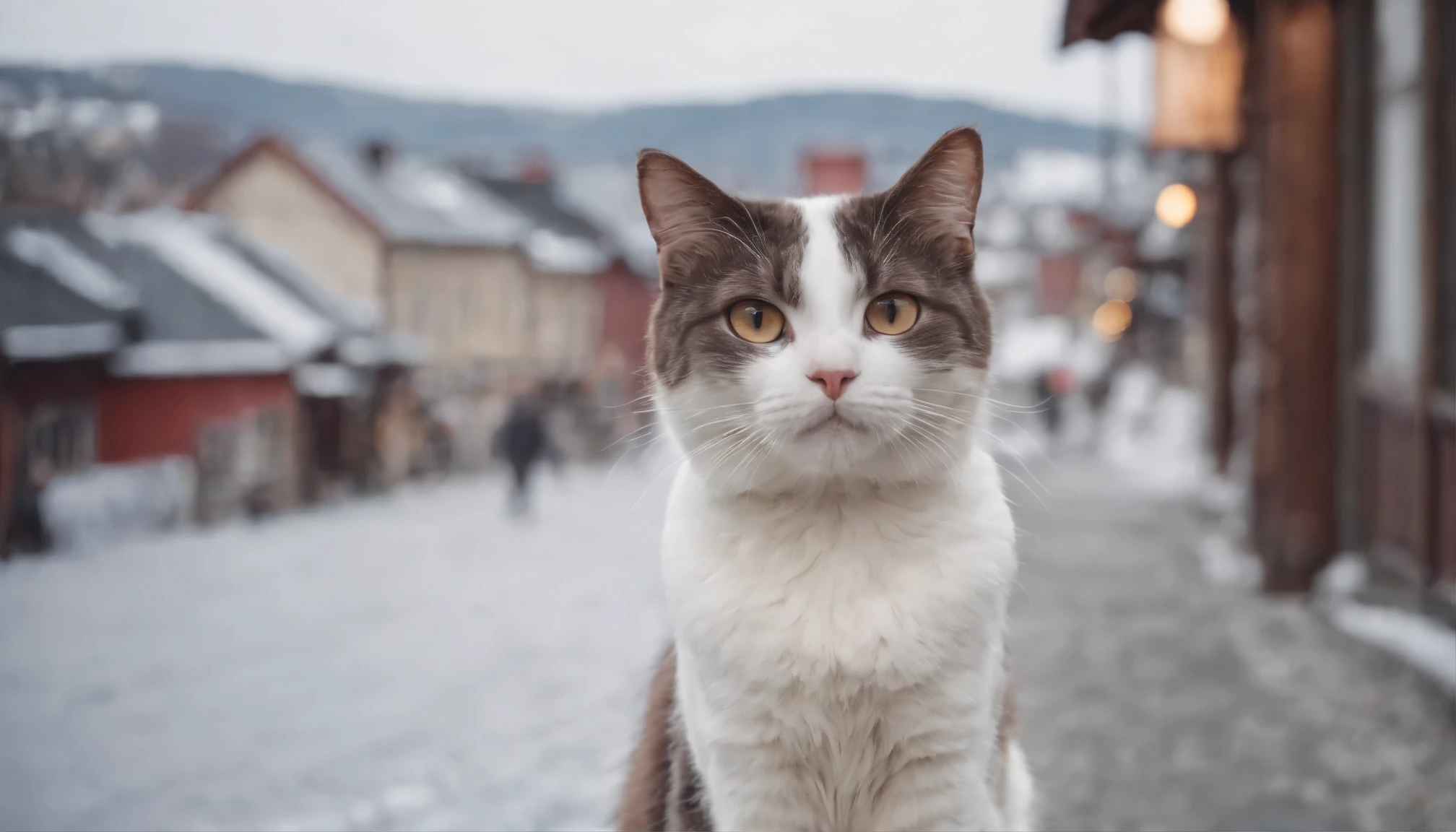 Otaru City, Hokkaido、Cat