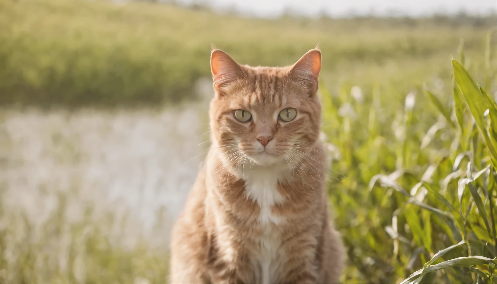 Kushiro Marsh, Hokkaido、Cat