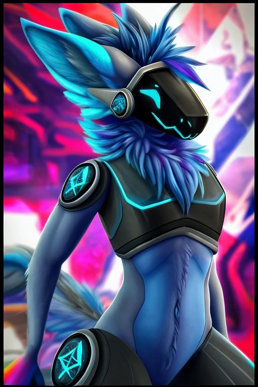 A solo protogen siting ((pink and blue)) ((male) (two protogens) ([sergal])), hi res, at a club, soft shading, (detailed fur: 1.1), happy looking, (male), (sitting on lap), ),, tail raised, ((beautiful) eyes: 1.1), (detailed eyes: 1.1), (detailed), (masterpiece: 1.2), (athletic), good anatomy, sexy dancing, (by Kenket), by Ross Tran, by Michael & Inessa Garmash, by Pino Daeni, by Kiguri, by Alena Aenami, by Ruan Jia,jock strap,bulge,fat ass,hand on bulge,lap dance,bonner in jock strap