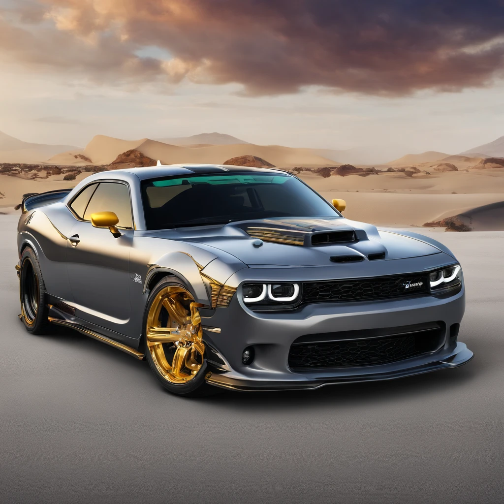 Super exotic musclecar Daytona SuperBee Nascar edition