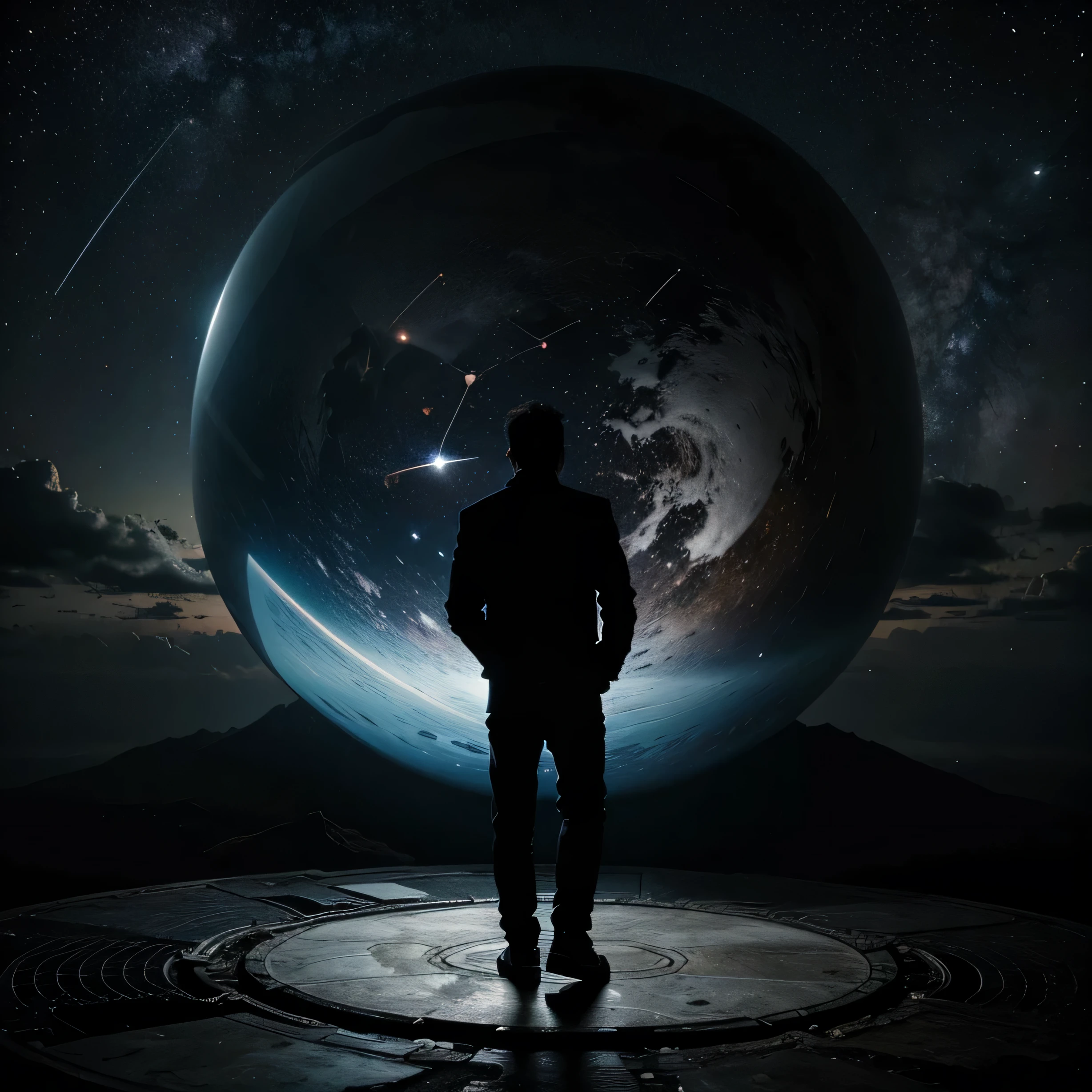 Man lost in the space of ideas