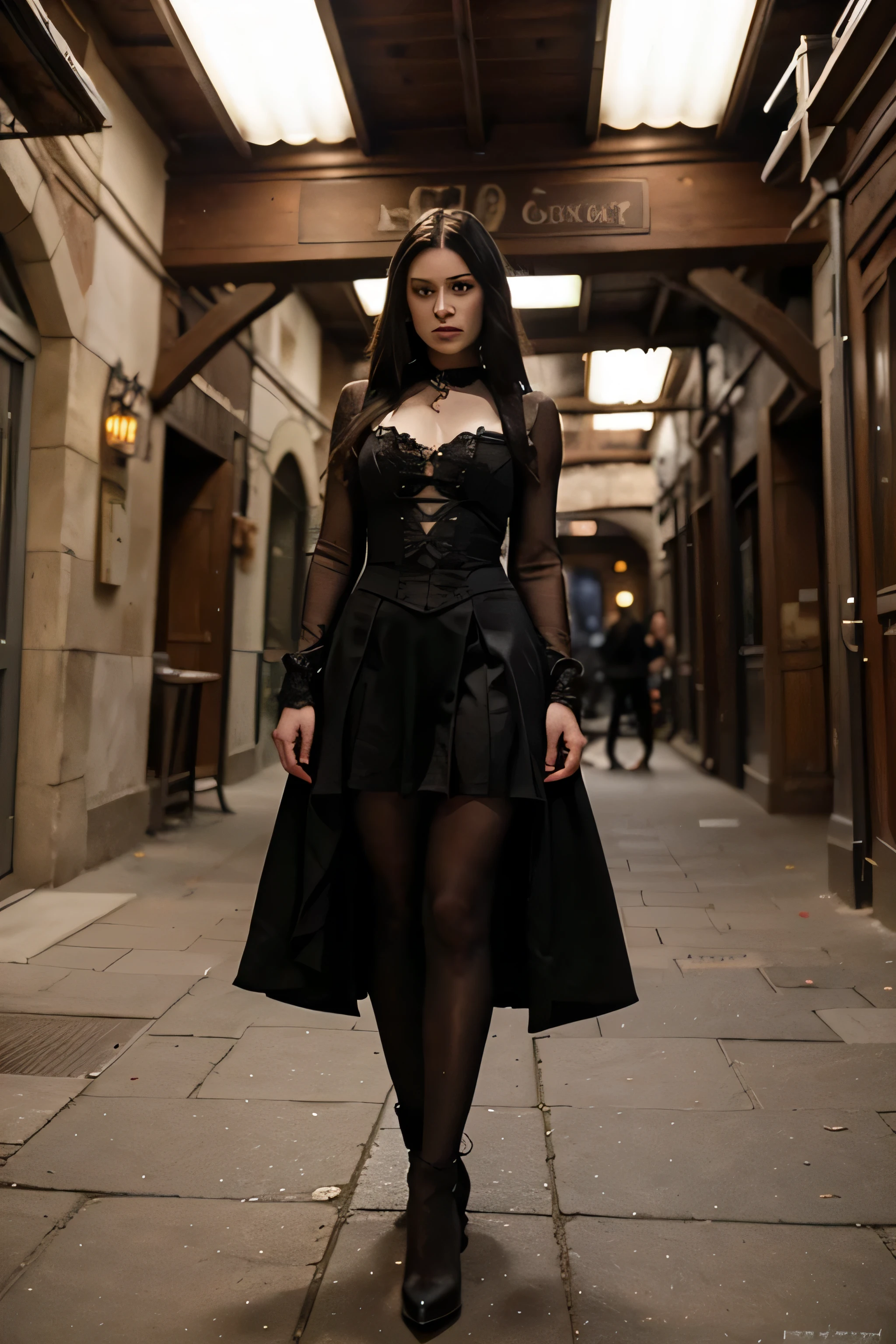 gothic with 1,80 metros de altura em mundo de fantasia medieval mais roupas