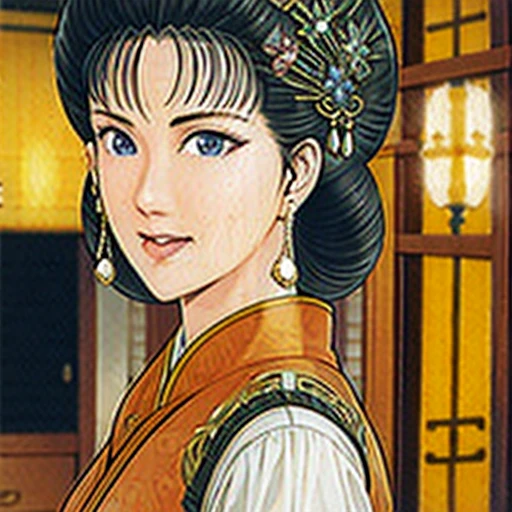 (best quality), (very aesthetic), (ultra-detailed), (best illustration),(a mature female),(perfect face),Suikoden,Mrs. Lin,(((NSFW))),((full_body)),((full_Nude)),(crying),red cheek,sweating,skinny,flushed skin,(Woman with pubic hair),(standing),(ahegao),traditional Chinese bedroom,front view