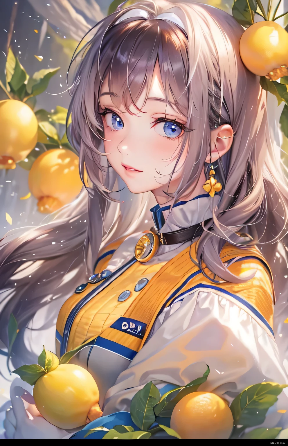 ((highest quality)), ((masterpiece)), (get used to it), perfect face , beautiful girl , lemon ,