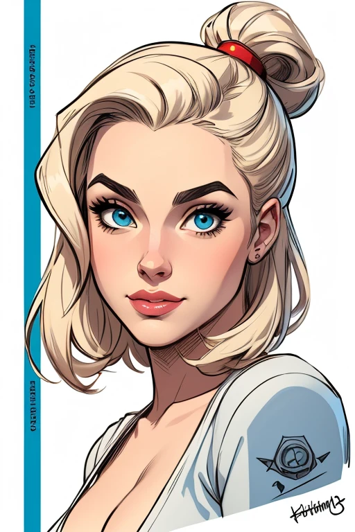 estilo de desenho animado:1.2), mulher brasileira draw ART Artline fundo branco mulher Imagem de desenho animado de uma mulher , roupas sensuais , garota super valente destemida , cartoon style illustration, estilo de arte dos desenhos animados, estilo de arte dos desenhos animados, digital illustration style, design de personagens altamente detalhado, arte digital detalhada fofa, City fan art, design de personagem retrato, beautiful digital illustration, retrato de alta qualidade, arte em quadrinhos, retrato do design do personagem, white background Busty without clothes and medium breasts female character cartoon style dressed in Fallout 4 uniform