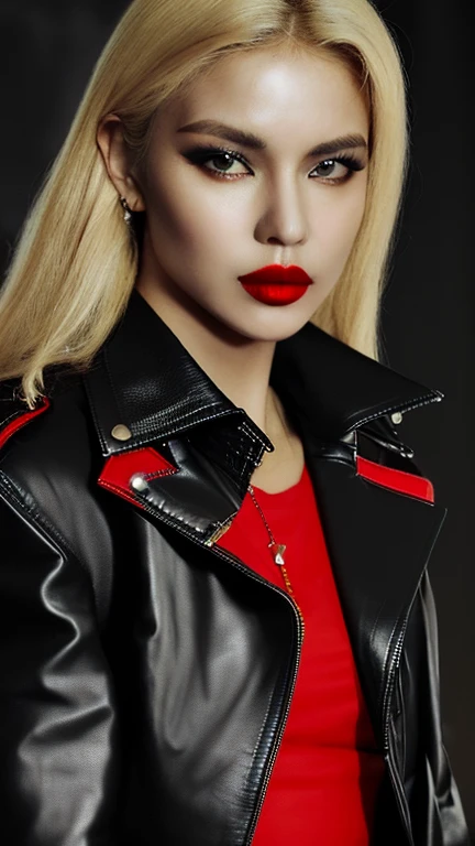(masterpiece:1.3), ultra detailed, ultra high res, (realistic, photo realistic:1.37), high detail RAW color photo, Cinematic Light, professional photograph, (perfect proportions), (anatomically correct), ((view the viewer:1.3)), (shoulders exposed), a photo shot of ((taylor swift, 28 years old)), with perfect body, very delicate face and detailed eyes, (light brown short hair:1.5), (light makeup:1.5, (red lipstick:1.55), eyeliner), (full breasts:1.5), pale skin, ((Taylor Swift)), ((dressed in a slave's bra with chains:1.56)), ((chain belt:1.6)), ((breasts covered by sexy chain mail:1.5)), (((white, Black: latex pants, Layered chain trousers with ultra detailed))), (narrow waist:1.2), (medium ass), ((Whitens skin, slim face)), slim belly: 1.2, (very slim, well-muscled body:1.32), ((Ultra-detailed face)), The attention to detail, Double eyelids, (Erotic:1.5), satisfaction smile, gorgeous appearance, electrifying appearance, (Dynamic pose: 1.2), ((city night), (neon sign), (night), walking), ((turning back, back shot)), transparent pants