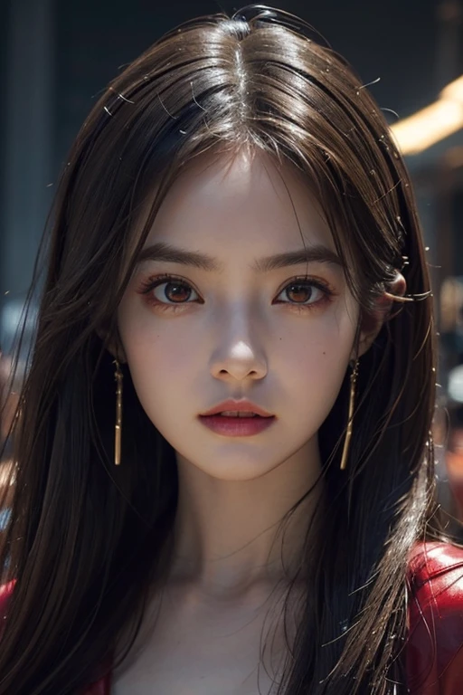 Rough Craft'S Worldから来た女性のエイリアン, highly detailed artistic photography, midnight aura, night sky, Detailed gorgeous face, dream-like, Shine, with backlight, Glamour, Sparkling, (very detailed face and eyes:1.2), (High resolutionの光る赤い目:1.4), perfect anatomy, (A beautiful, toned body:1.5), (moisturized skin:1.2), no makeup, (bear:1.1),(thick eyebrows:1.2), long canines. Smooth, extRa High resolution, 8K, unreal engine 5, Ultra-sharp focus, Art by Alberto Seveso, germ of art, Barbaric, SF, Complex芸術作品の傑作, evil, Matte Movie Poster with Image, golden ratio, Trending on CGsociety, Complex, wonderful, ArtStation Trends, author: germ of art, H. R. Giger and Beksinski, very detailed, Rough Craft'S World, cthulhu, vibration, Draw a movie character, Ultra high quality model, cinematic quality, Detail up, (Complex details:1.2), High resolution, High resolution, draw faithfully, (thick eyebrows:1.2), (Big scarlet eyes:1.3)