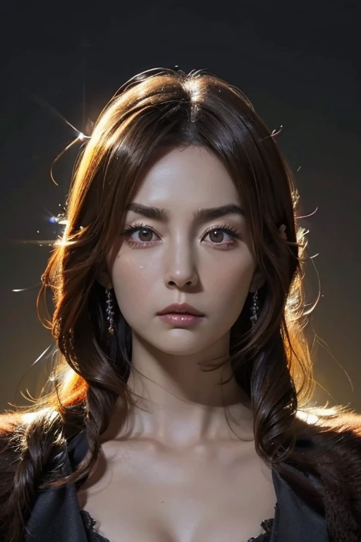 Rough Craft&#39;S Worldから来た女性のエイリアン, highly detailed artistic photography, midnight aura, night sky, Detailed gorgeous face, dream-like, Shine, with backlight, Glamour, Sparkling, (very detailed face and eyes:1.2), (High resolutionの光る赤い目:1.4), perfect anatomy, (A beautiful, toned body:1.5), (moisturized skin:1.2), no makeup, (bear:1.1),(thick eyebrows:1.2), long canines. Smooth, extRa High resolution, 8K, unreal engine 5, Ultra-sharp focus, Art by Alberto Seveso, germ of art, Barbaric, SF, Complex芸術作品の傑作, evil, Matte Movie Poster with Image, golden ratio, Trending on CGsociety, Complex, wonderful, ArtStation Trends, author: germ of art, H. R. Giger and Beksinski, very detailed, Rough Craft&#39;S World,  cthulhu, vibration, Draw a movie character, Ultra high quality model, cinematic quality, Detail up, (Complex details:1.2), High resolution, High resolution, draw faithfully, (thick eyebrows:1.2), (Big scarlet eyes:1.3)