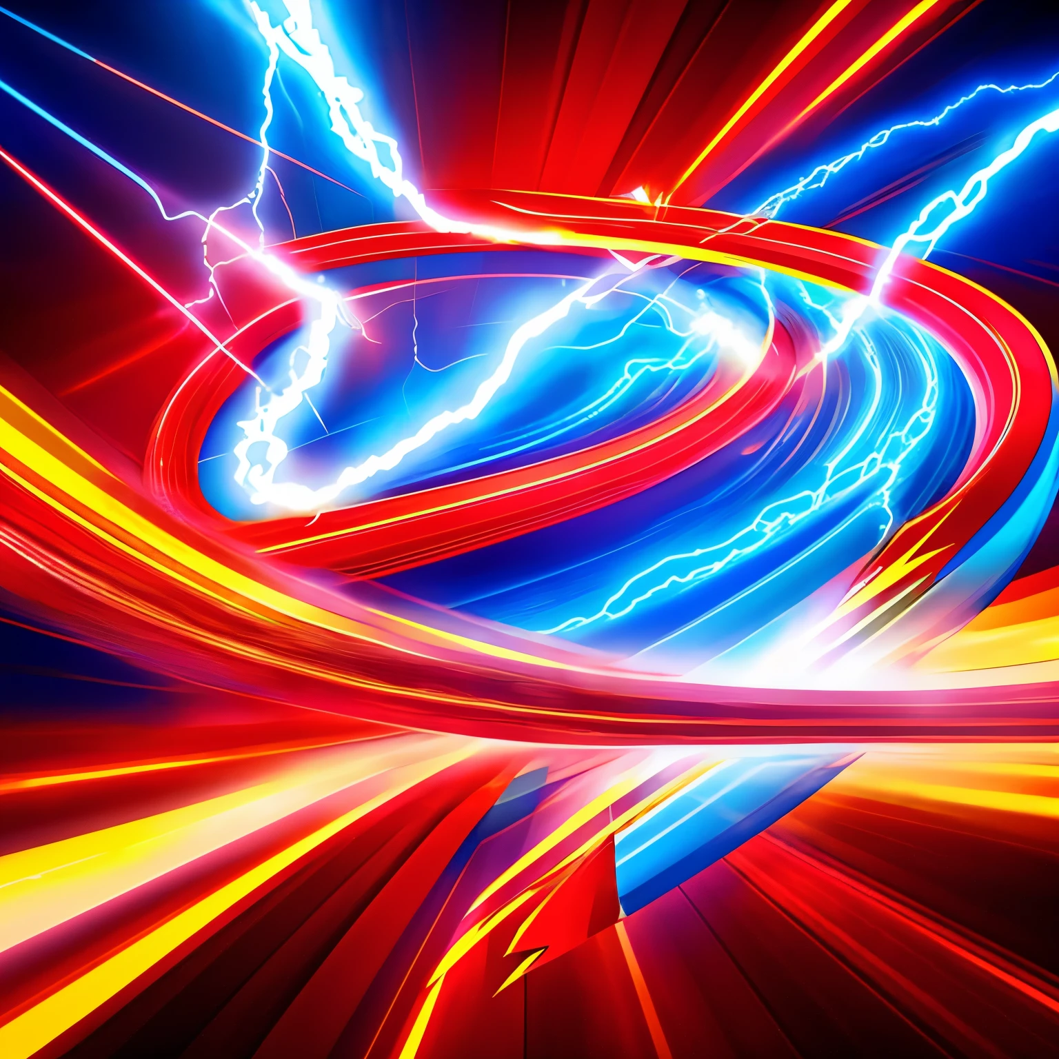 Create a captivating logo design for the name "Fast-Track." The design features a lightning bolt gracefully passing through the letter "T," its red hue embodying speed and energy. The logo is nested within an oval background, filled with a vibrant, electric blue color that represents swift progress and efficiency.