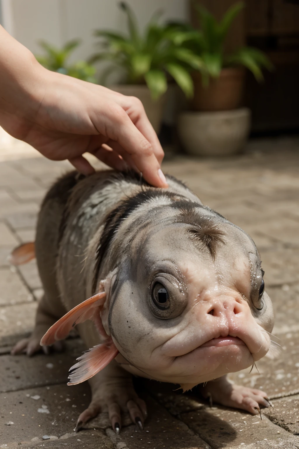 um peixe bagre estudando