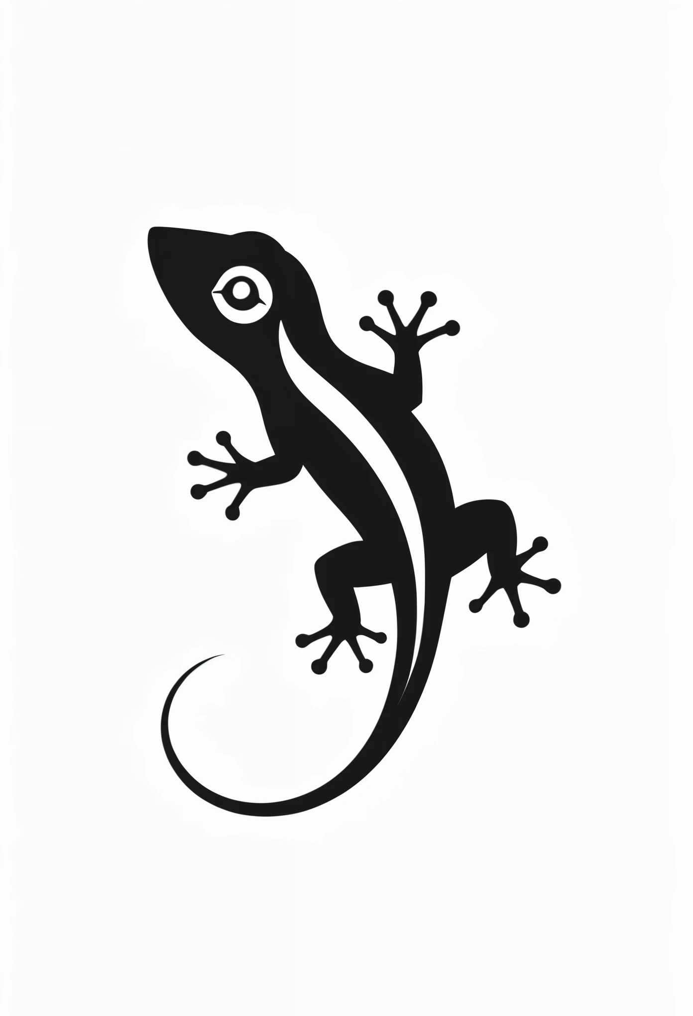 white lizard in a black background,Salamander,gecko,simple background,black background,logo,4 limbs,4 fingers,white lizard in a black background,Salamander,gecko,lizard,lizard pose,simple ilustration,lizard tail, reptilee, reptile,project, smooth project,Largartixa,SVG illustration,logotipo sem texto,logo no text,vector logo style,vector logo,LogoRedmAF,logoredmaf,simple background,black background,logo,logo_l, black background, no background, remove the background,