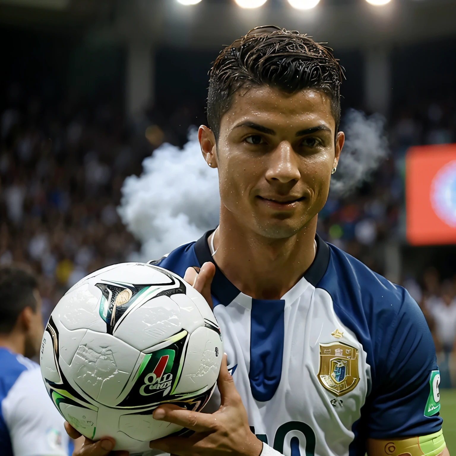 Cristiano Ronaldo ganhado a copa do mundo 