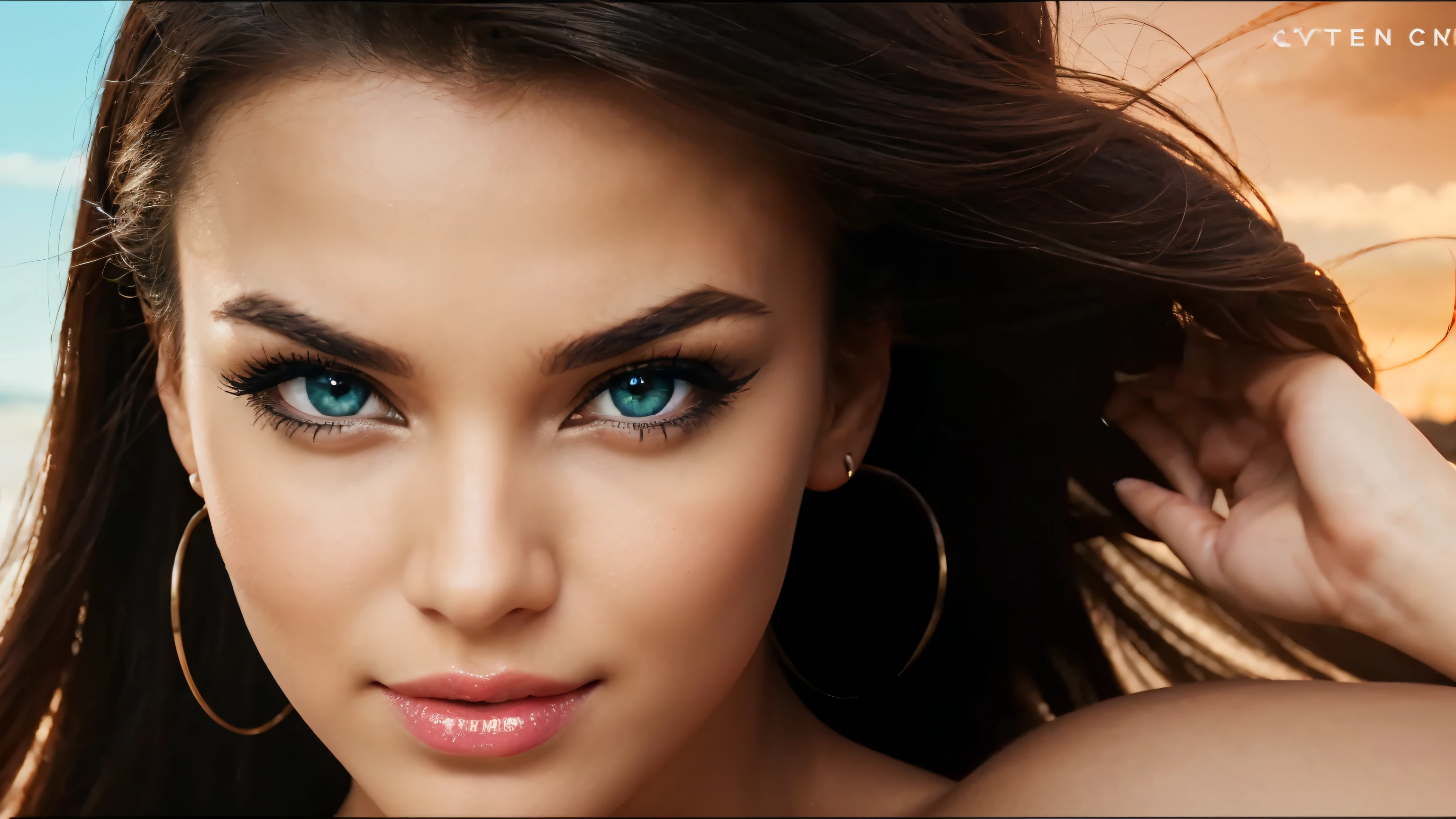 Generate an eye-catching YouTube thumbnail in 16:9 format for my video featuring a collection of stunning women. Emphasize vibrant colors, striking poses, and captivating expressions to entice viewers. Make it irresistibly clickable! The women should also be irresistible attractive