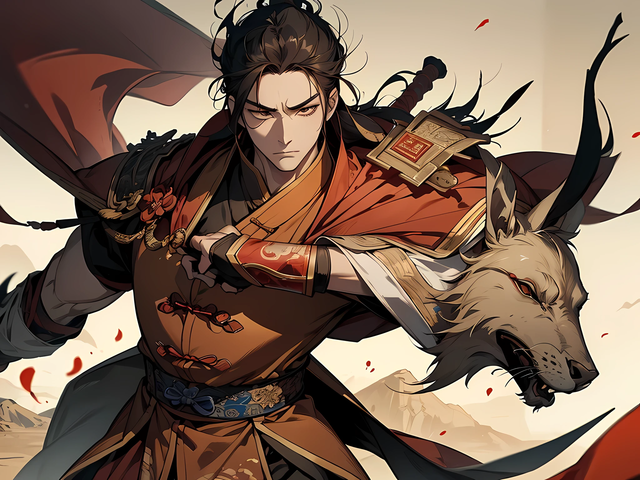 Lu Bu's special characteristics are his muscular body, his body is inhumanly strong, he carries a spear, and his mount is the horse Sextau, which can run a thousand li a day. Lu Bu is a villain as shameful as Dong Zhuo, because he combines many cowardly and unmanly traits. Each of them is a terrible mistake, whether it be ingratitude, greed for wealth, being crazy about women, indecisiveness, and indecisiveness.