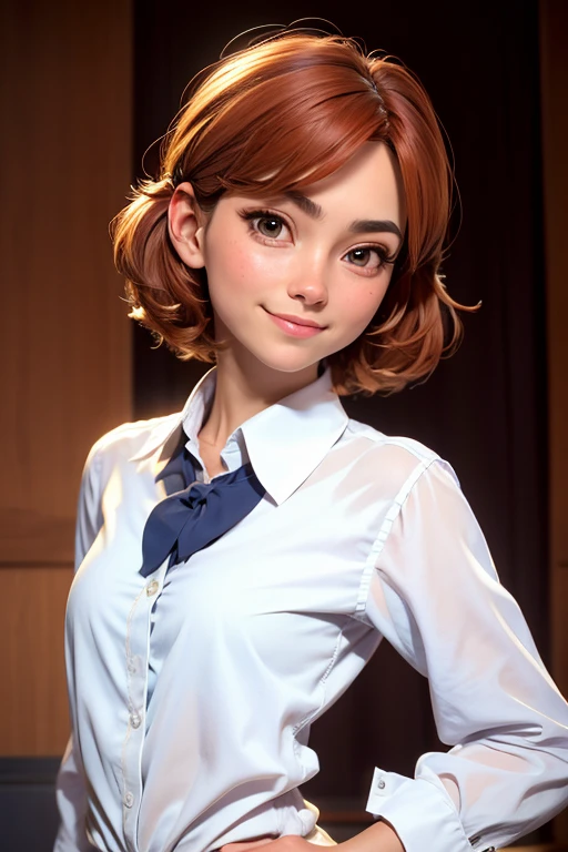 ((NSFW)),(masterpiece, highest quality, Very detailed, figure, colorful, Fall colors, Depth of written boundary, Lens flare),
One girl,Sitting,Brown Hair,shoot bob hair,View your viewers,School, classroom, Pleated mini skirt,(serafuku),Black Pantyhose,(Detailed skin texture, Detailed cloth texture, Beautiful detailed face),smile,View from the bottom front,Spread your legs,White panties exposed,