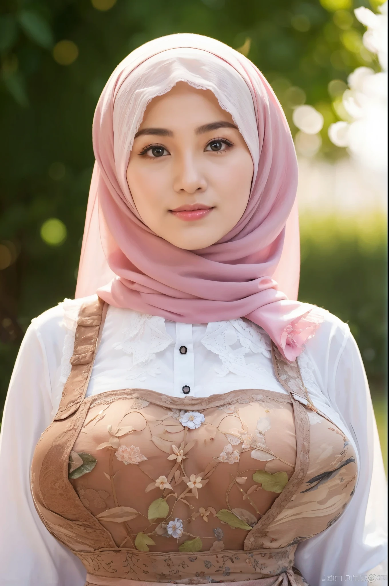 50 years Old, Hijab Indonesian mature woman, Big Tits : 66.9, Gamis, Breast out from her clothes : 1.9, at doctor office, Dark light, at Nighttime