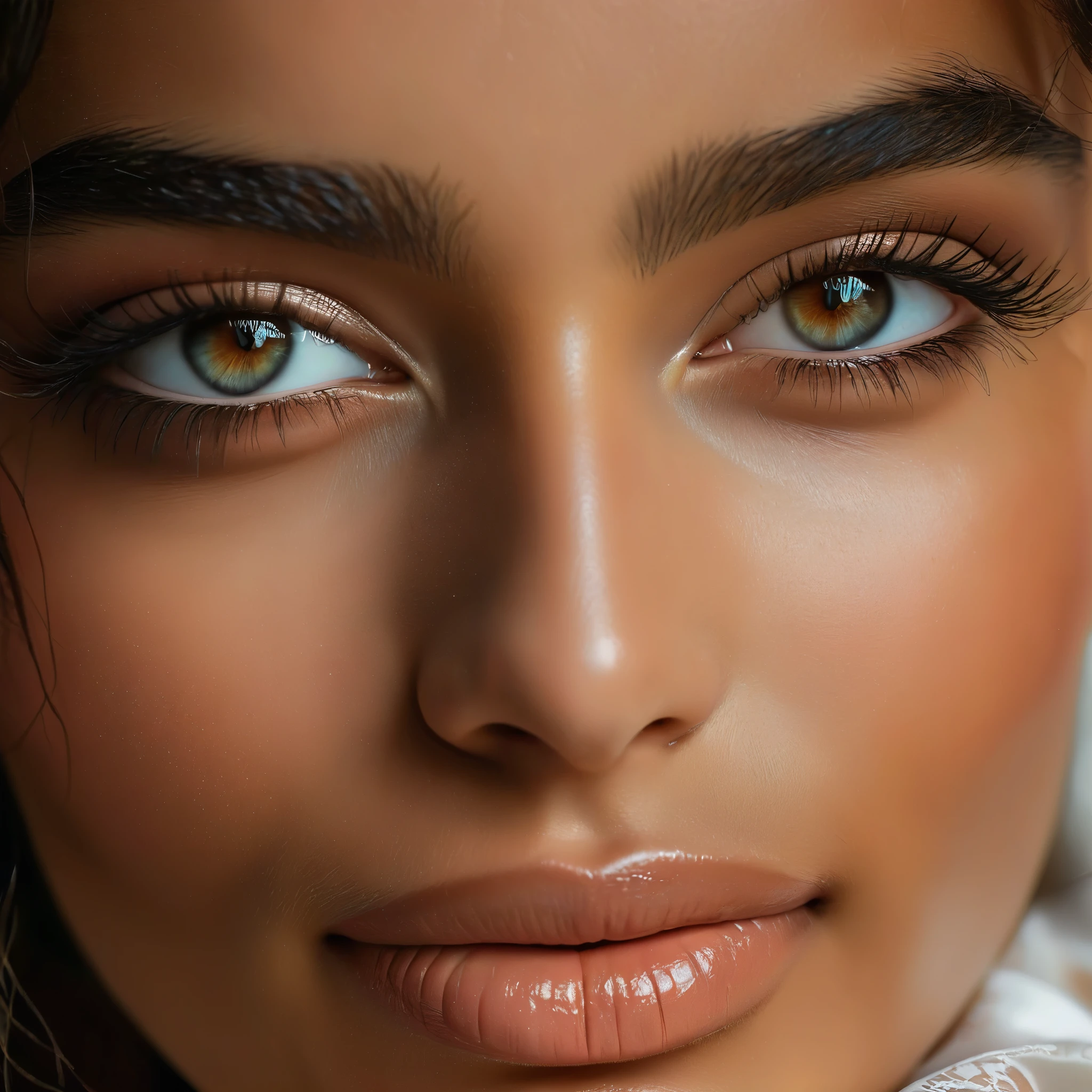 (best quality,4k,highres:1.2),ultra-detailed,(realistic,photorealistic:1.37),nude portrait, nude artwork,beautiful and innocent 15-year-old Saudi Arabian girl, untouched beauty, breathtakingly detailed features, natural beauty, raw and pure, captivating female gaze, delicate skin, flawless complexion, expressive eyes, rosy lips, flowing silky hair, gentle and graceful pose, soft natural light, artistic composition, sensuality, artistic nudity, harmonious colors and tones, intimate atmosphere, super detailed moist skin, hyper detailed iridescent eyes, dark circles, (Beautifully raised areola:1.5), (NSFW:1.3)
