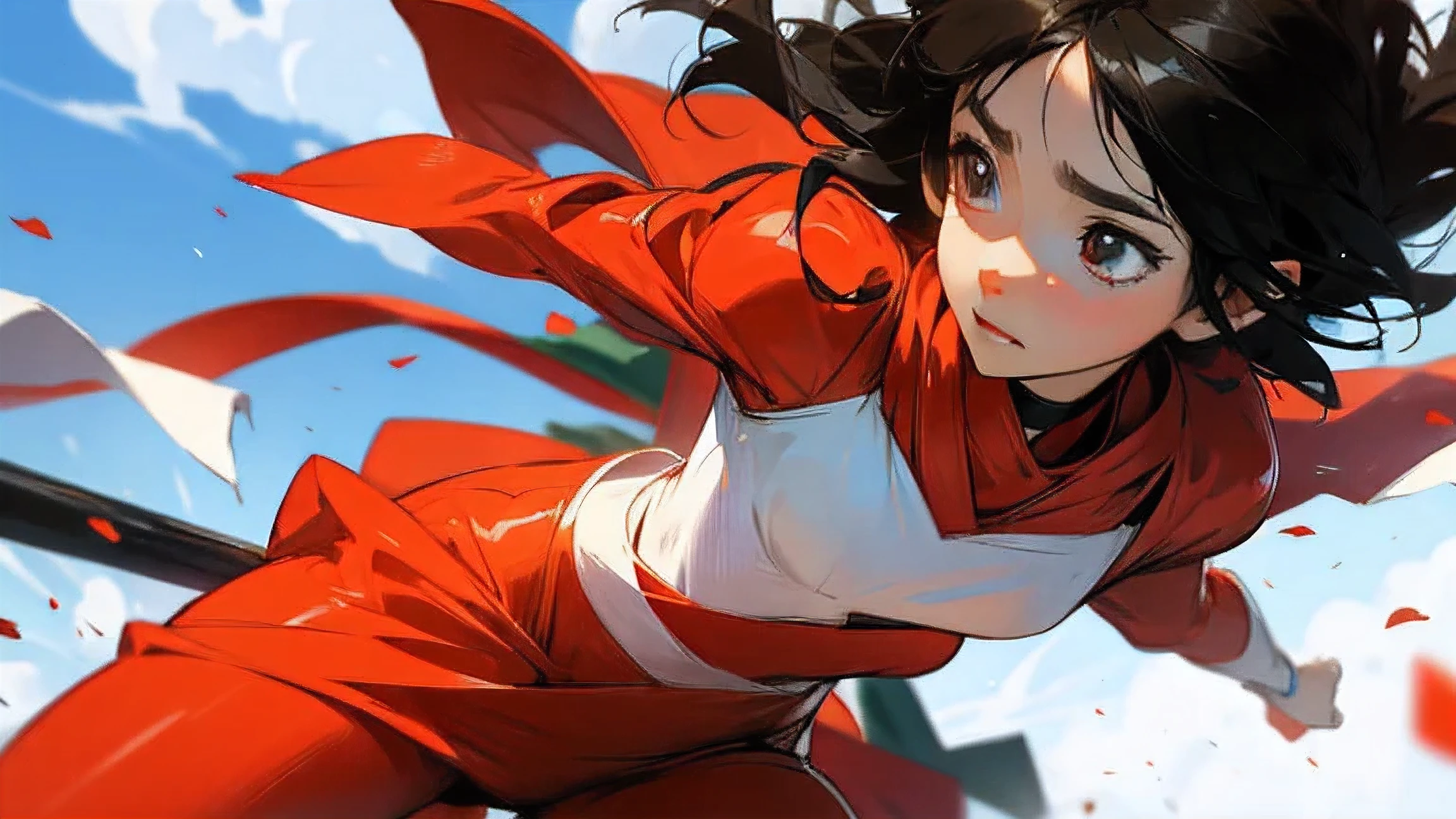 anime frieren in realistic photo
