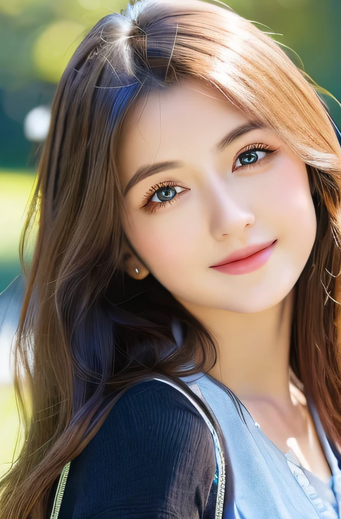 (((32k,high details,high detail、masterpiece,attention to detail,alone))),Raw photo & realistic atmosphere,beautiful dark blue eyes,detailed mouth,glossy lips,thin eyebrows,fine eyes、Soft white skin that shines in every detail、her deep black eyes are so beautiful,Lip details、very beautiful face,very well-groomed face、lifelike face,Beautiful, shining lips,beautiful eyebrows,infinite reality, Realistic young gravure idol,she'she'she'she'she'very cute woman , young gravure idol, young gravure idol, Very beautiful and cute Beautiful 21 year old girl,Incredibly beautiful and elegant,Beautiful 21 year old girl,natural soft light,(shiny hair,,Beautiful and kind eyes:1.5),gentle smile,well-shaped chest,medium long hair,Tying up hair,Beautiful posture,no makeup,look ahead,